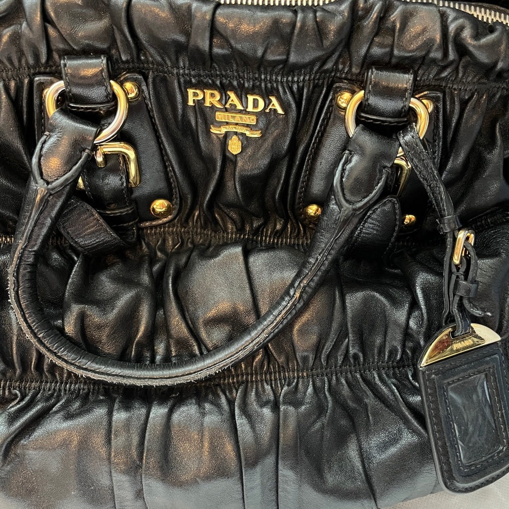 Authentic Prada Nappa Gaufre Tote - Picture 9 of 10